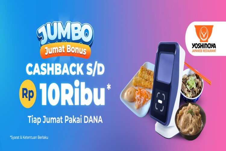 Cuma Sampai Akhir Maret! Dapatkan Promo Yoshinoya Cashback 5% Pakai DANA QRIS