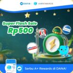 Voucher cuma Rp500 perak