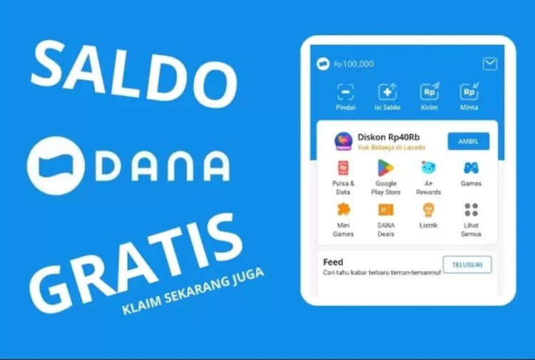 Klaim Saldo Dana gratis