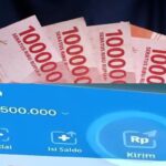 Ilustrasi klaim saldo DANA Rp500.000 masuk ke dompet digital