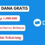 Ilustrasi survei di smartphone dapat saldo DANA Rp1 juta
