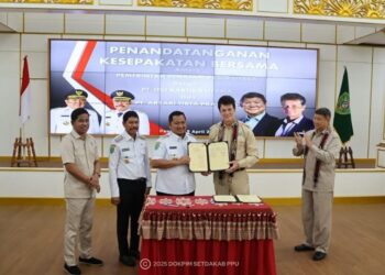 Pemkab PPU-Arsari Group Jalin Kerja Sama Sediakan Air Bersih bagi Warga Serambi IKN