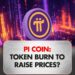 Ilustrasi pembakaran token Pi Coin untuk meningkatkan kelangkaan dan harga