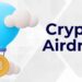 Ilustrasi proses distribusi token airdrop crypto