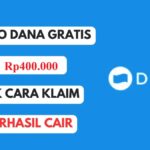 Ilustrasi saldo DANA gratis Rp400.000 masuk ke dompet digital