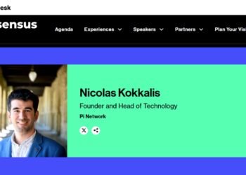 Nicolas Kokkalis berbicara di Consensus 2025 Toronto