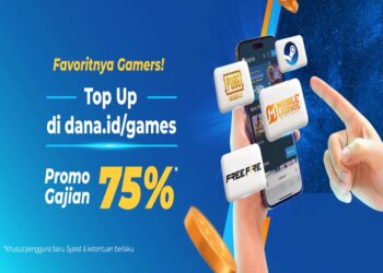 Top Up di DANA Games Promo Gajian 75%, Jangan Sampai Terlewat!
