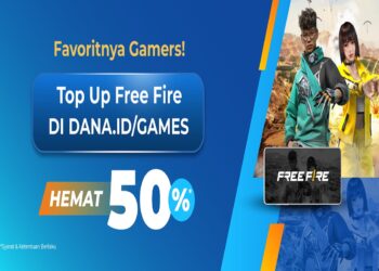 Mantap! Top Up Free Fire di DANA Games Bisa Dapat Diskon 50%