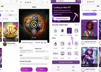 Dashboard manajemen aset digital Web3 Gaming PiBox