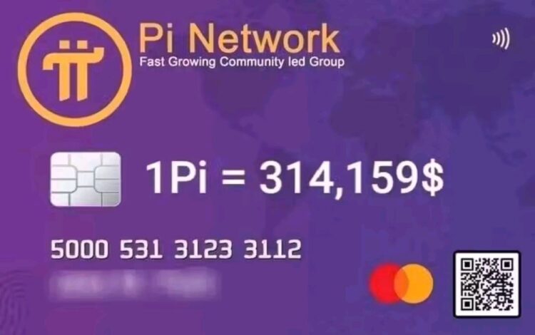 Ilustrasi komunitas yang mendukung GCV $314.159 Pi Network