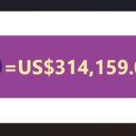 Grafik nilai stabil Pi Coin $314.159 dengan AI kuantum