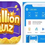 Aplikasi Million Quiz di smartphone dan Saldo DANA