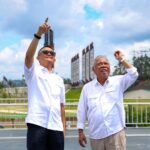 Wakil Kepala BIN Komjen (Purn) Imam Sugianto dan Kepala Otorita IKN Basuki Hadimuljono di City Hall, IKN.