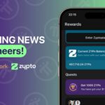 Tampilan Zypto App untuk top up Visa pakai Pi Coin