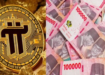 Ilustrasi gambar Pi Coin Bukan Pengganti Rupiah
