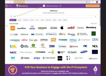 Ilustrasi revolusibisnis Web3 Pi Network untuk transaksi blockchain