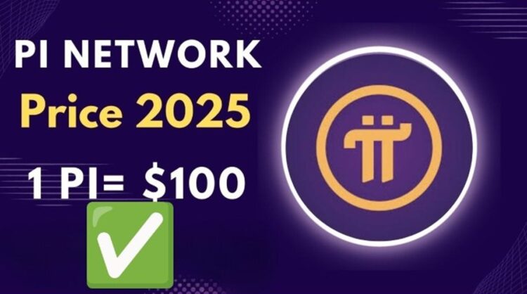 Ilustrasi harga Pi Network $100 pada akhir 2025
