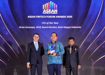 BNI Raih Penghargaan CIO of the Year di ASEAN Fintech Awards 2025