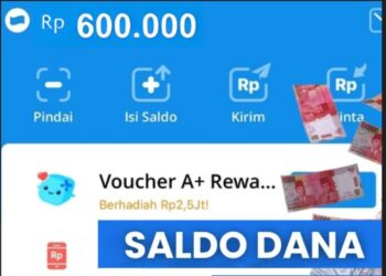 Ilustrasi DANA KAGET Rp600.000