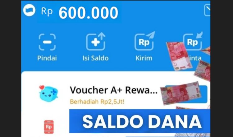 Ilustrasi DANA KAGET Rp600.000