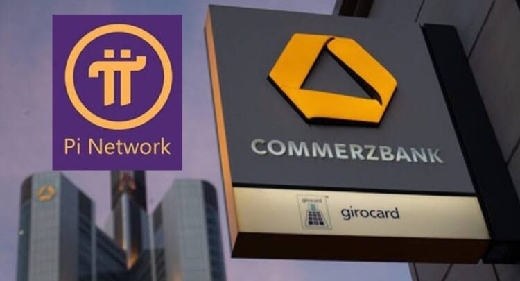 Ilustrasi integrasi Commerzbank - Pi Nexus Banking untuk pembayaran Pi Coin