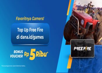 Mantap! Top Up Free Fire di DANA Games Bonus Voucher