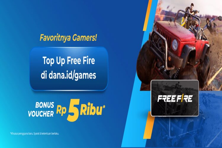 Mantap! Top Up Free Fire di DANA Games Bonus Voucher