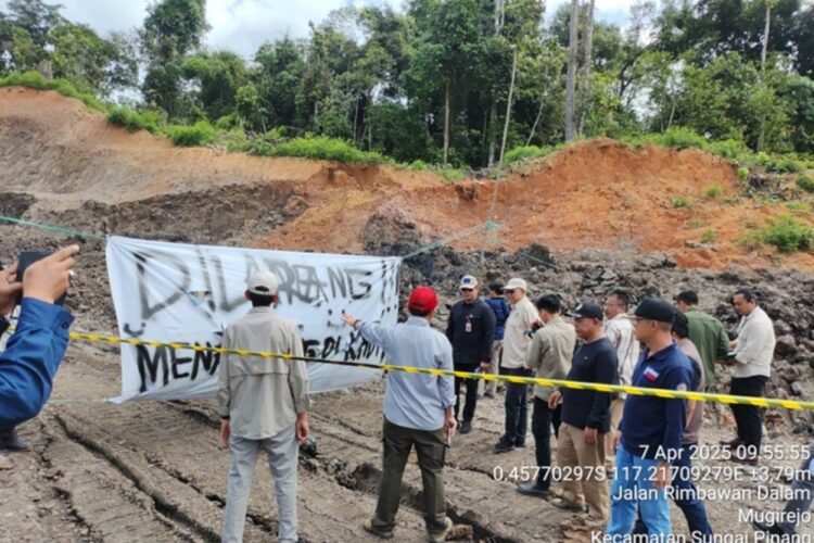 tambang ilegal di hutan pendidikan unmul