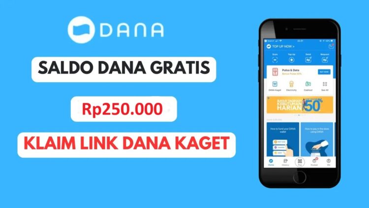 Ilustrasi LINK DANA KAGET Hari Ini Sabtu 10 Mei 2025: Rp250.000