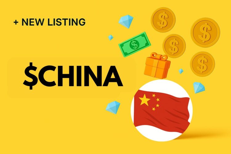 Ilustrasi airdrop kripto $CHINA Coin