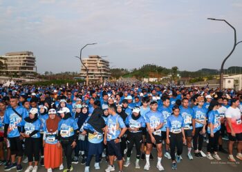 Ribuan Pelari Ramaikan Nusantara Fun Run 2025 di Ibu Kota Nusantara