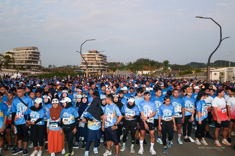 Ribuan Pelari Ramaikan Nusantara Fun Run 2025 di Ibu Kota Nusantara