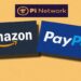 Ilustrasi integrasi Pi Coin dengan Amazon & PayPal