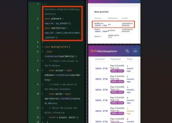 Screenshot transaksi Binance Coin (BNB) di Blockchain Explorer Pi Network