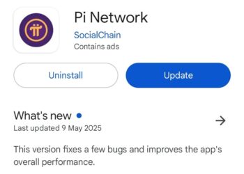 Tampilan Aplikasi Pi Network Versi 1.41.0