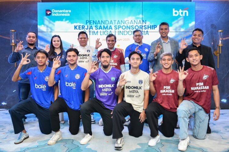 Dukung Kemajuan Sepak Bola Indonesia, BTN Sponsori Tiga Klub Liga 1 Nasional