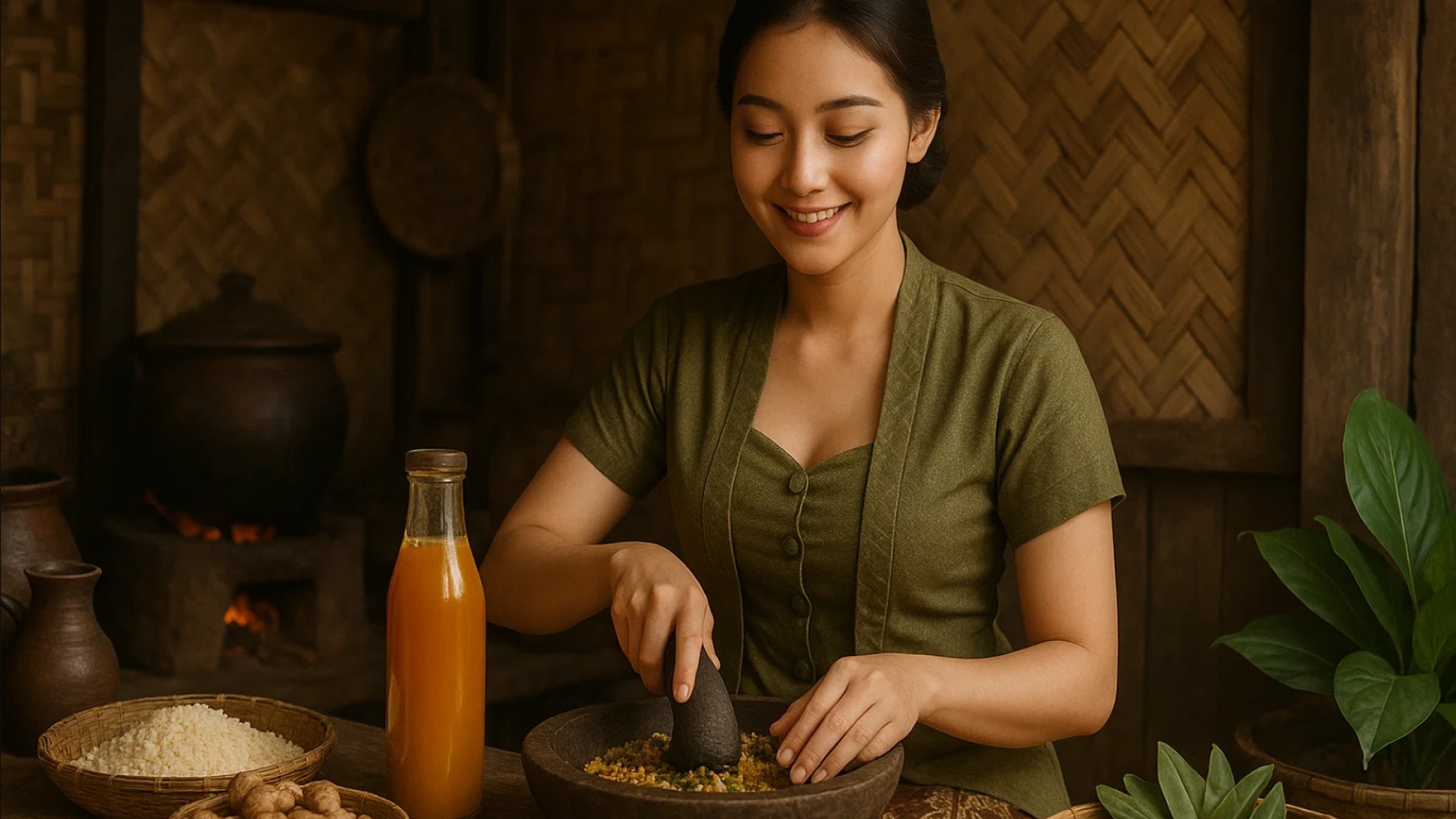 Cara Membuat Jamu Beras Kencur