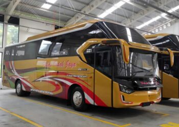 Melihat Bus Baru PT Pulau Indah Motor Jaya, Siap Layani Rute Antar Kota di Kalimantan