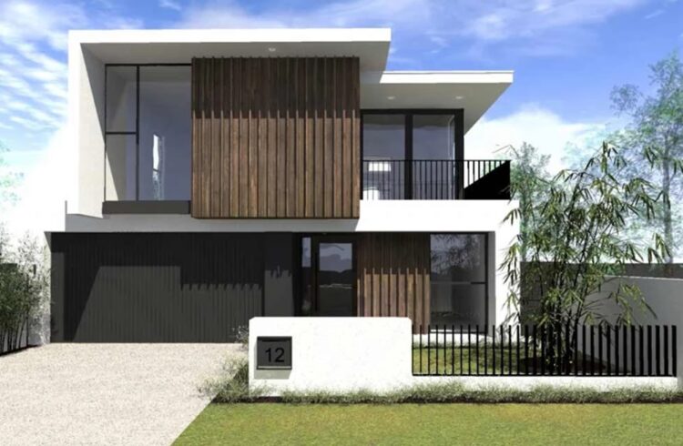 Rumah minimalis modern industrial