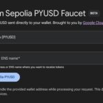Tampilan Google Cloud Faucet Web3
