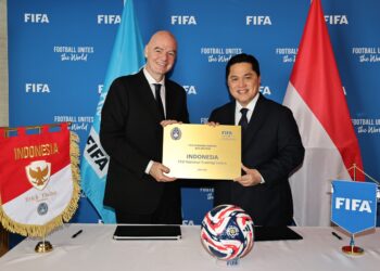 FIFA Tetapkan Jakarta Sebagai Pusat Kegiatan Sepak Bola di Kawasan Asia Tenggara dan Timur