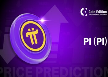 Harga Pi coin hari ini diperdagangkan mendekati $0,577.