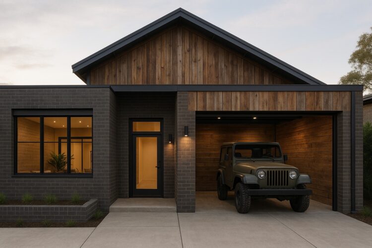 Rumah Industrial Minimalis Satu Lantai