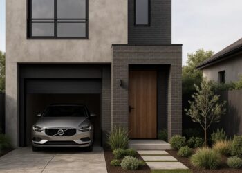 desain rumah minimalis industrial