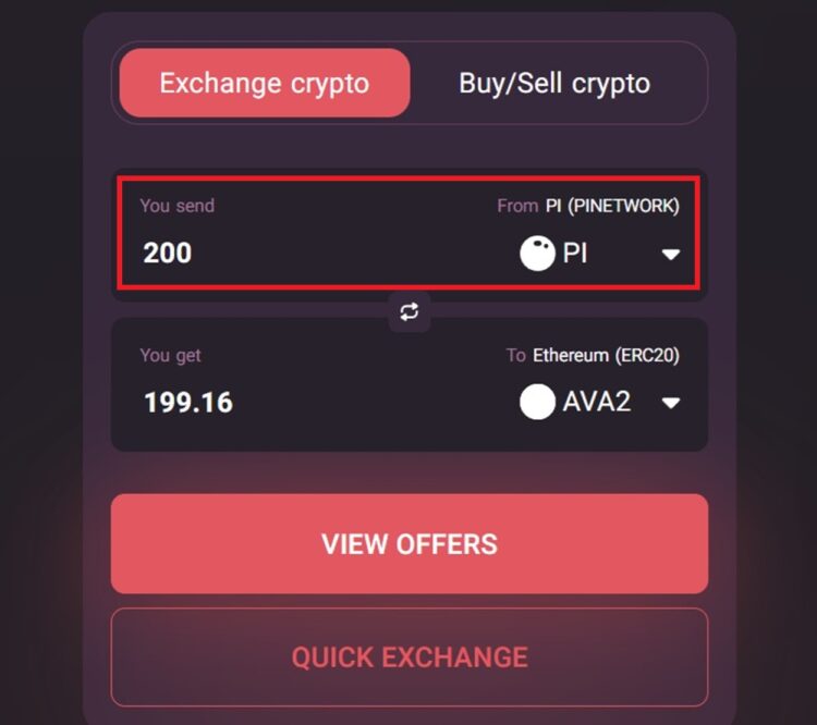 Penukaran Pi Coin-AVA Coin