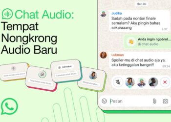 Ilustrasi tentang "Chat Audio" di WhatsApp.