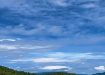 cuaca cerah di Kaltim