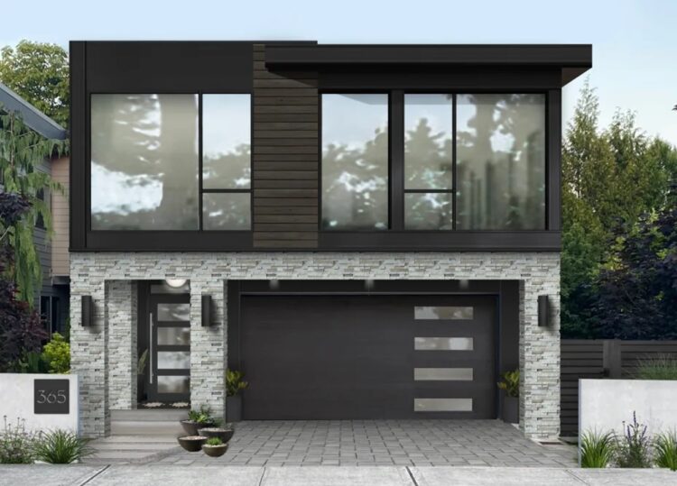 desain rumah industrial minimalis