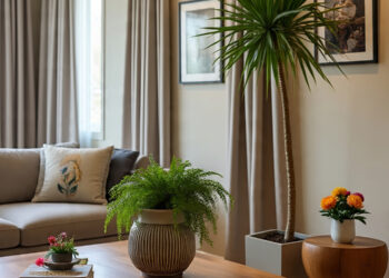 tanaman hias ruang tamu