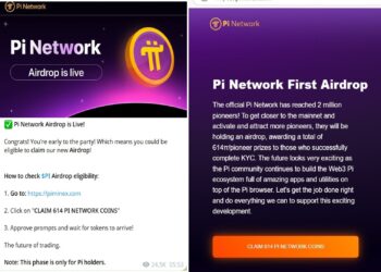 Pioneer waspada, Pi Network Airdrop is Live’ SCAM